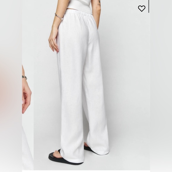 Reformation Olina Linen pants in petite - Picture 4 of 7